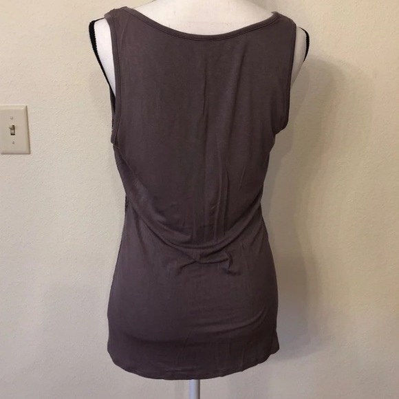 Rose Gold Sequined Tank Top - Picture 2 of 3